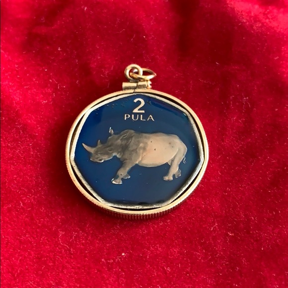 Botswana Pula Pendant - Picture 2 of 2